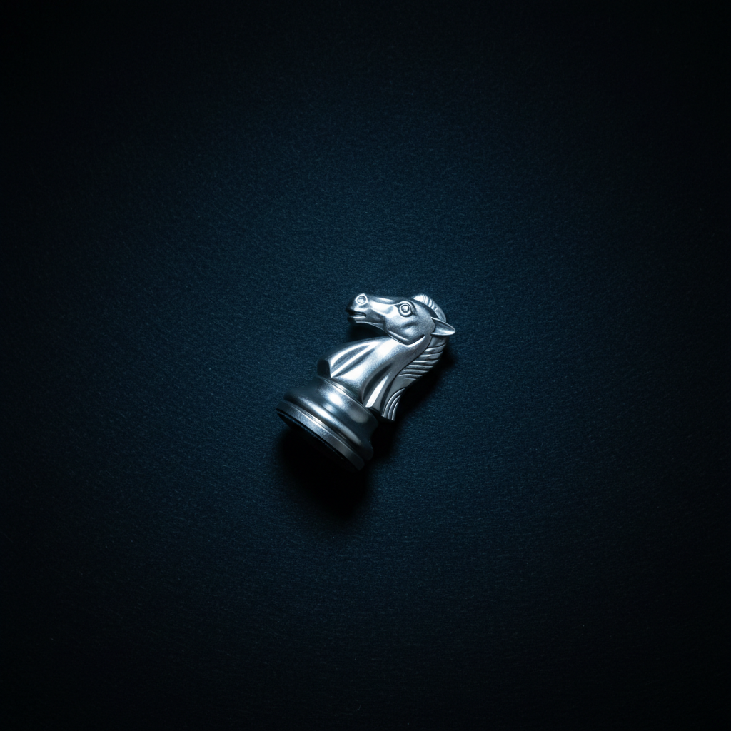 bloqueo mental — steel chess knight