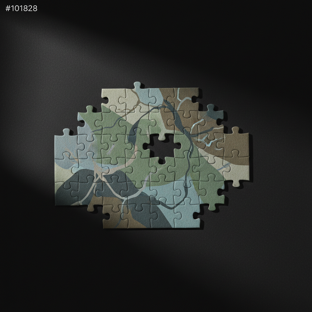 efecto Zeigarnik — unfinished jigsaw puzzle