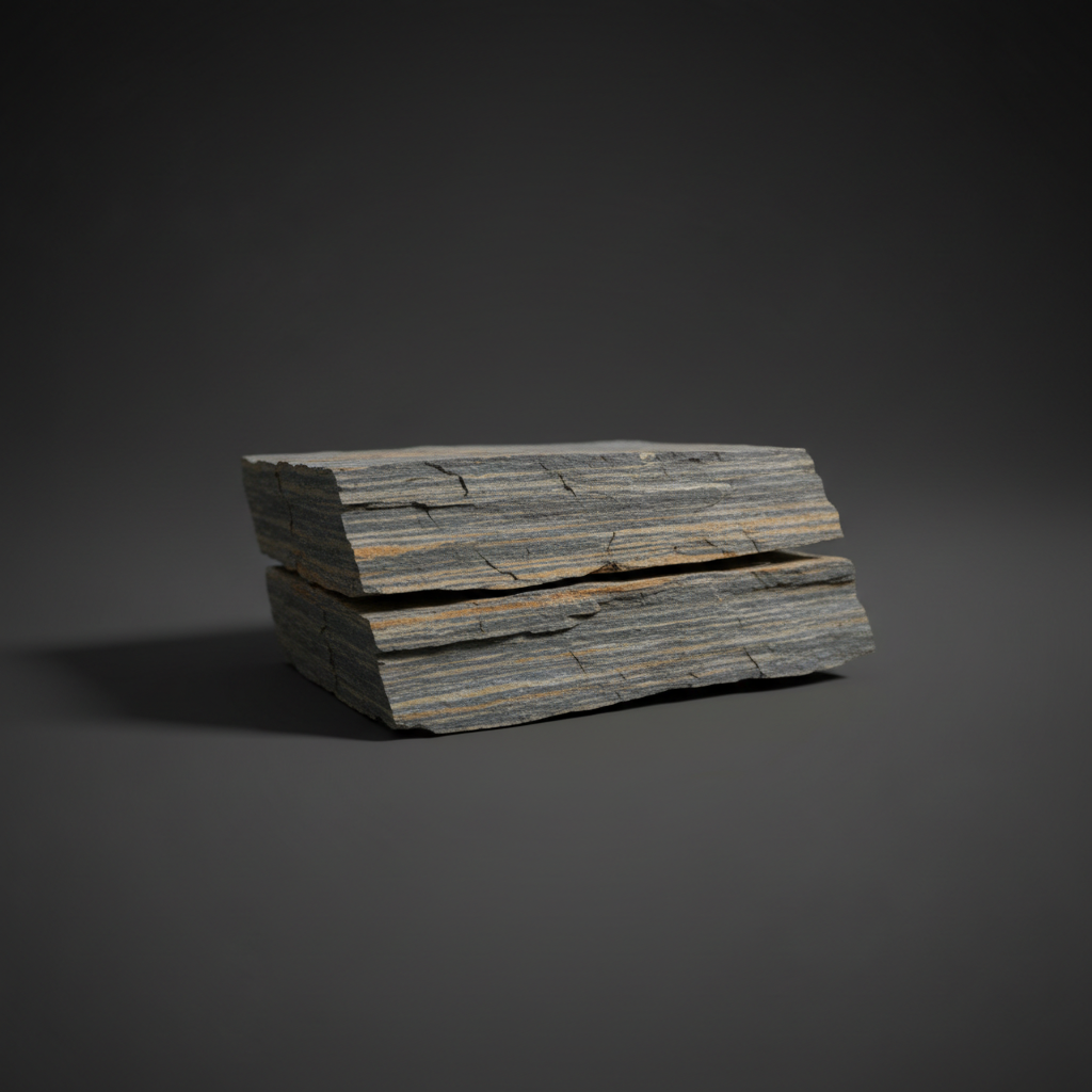 sesgo de confirmación — layered shale stone