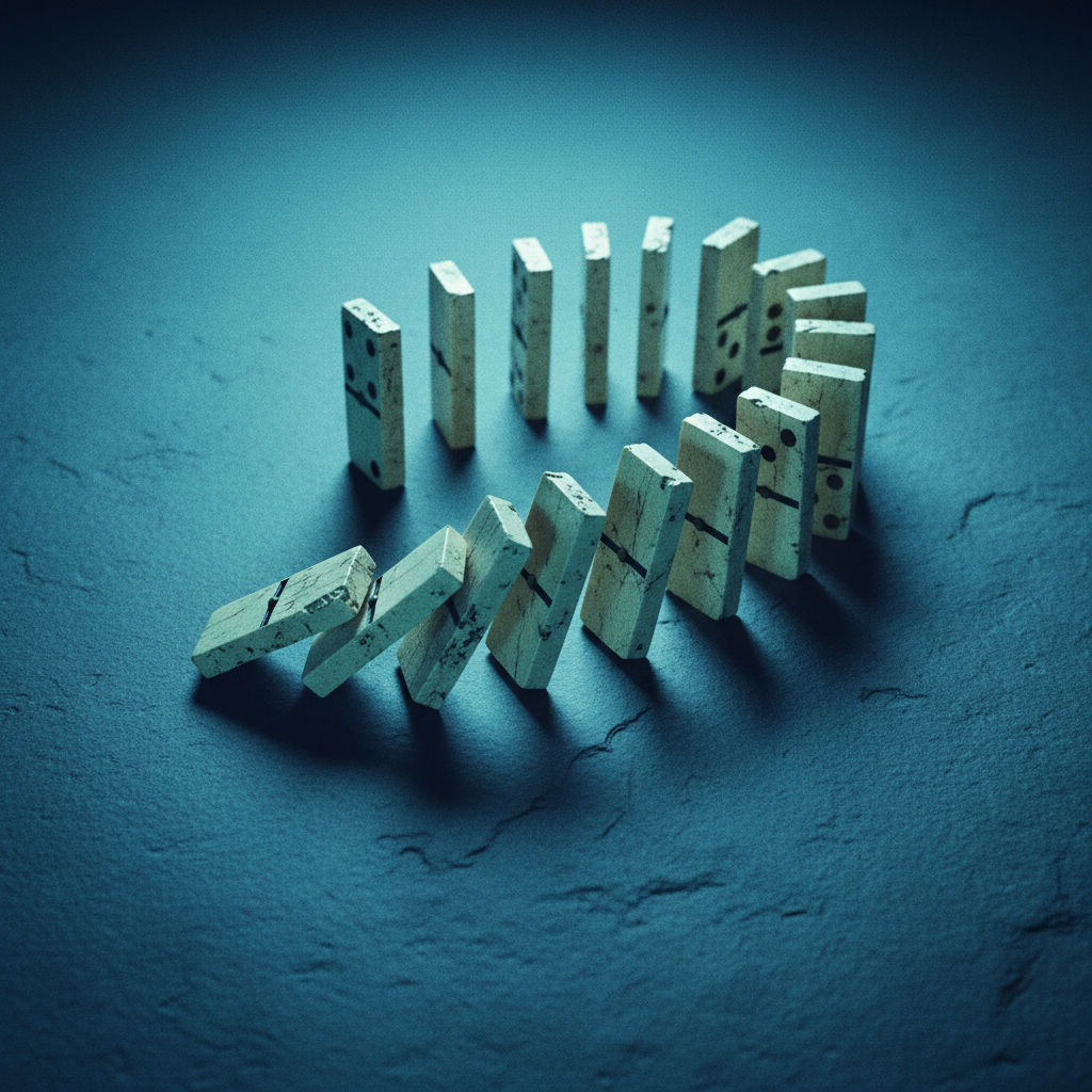 Sesgos cognitivos — domino chain