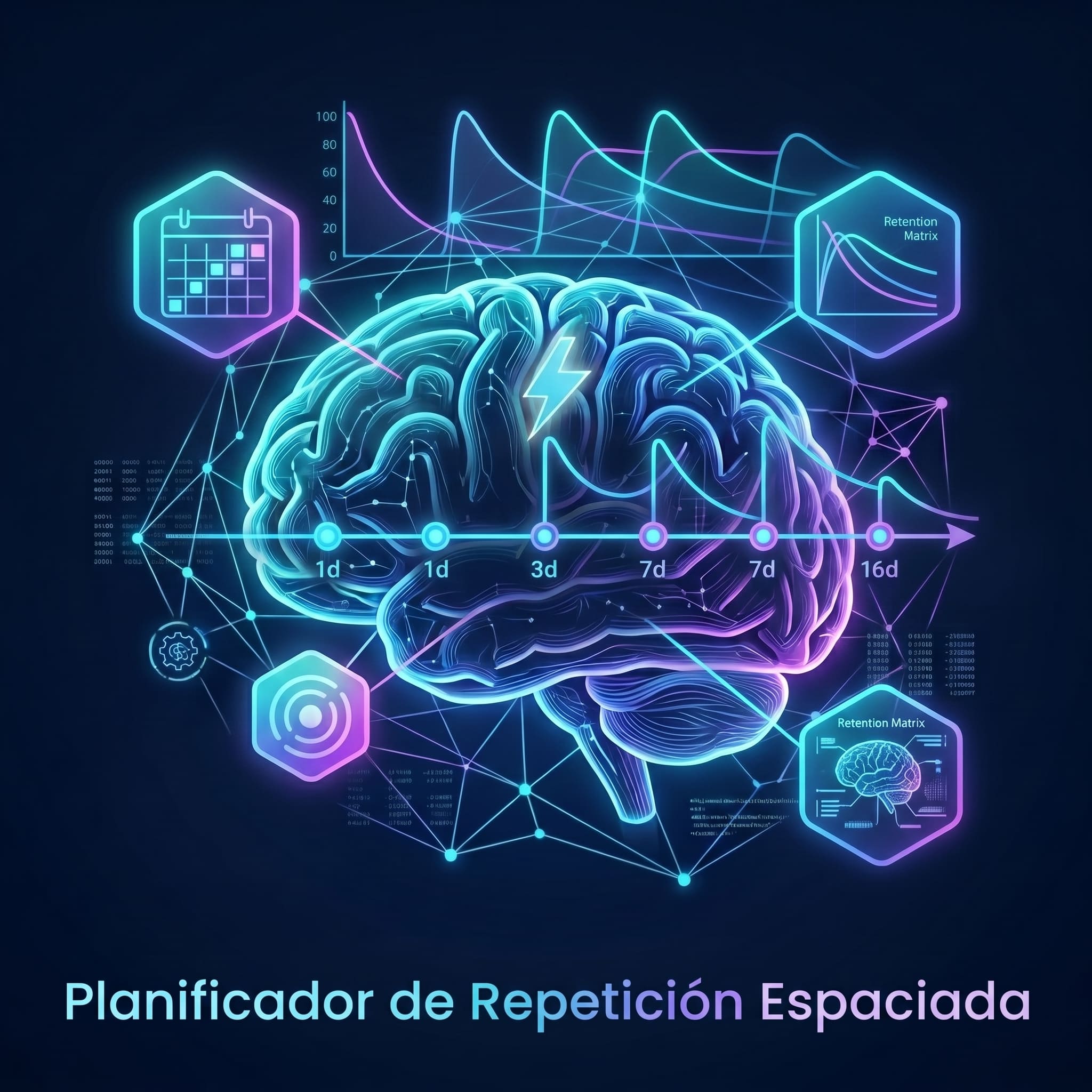 Planificador de repetición espaciada: calendario de repasos gratis